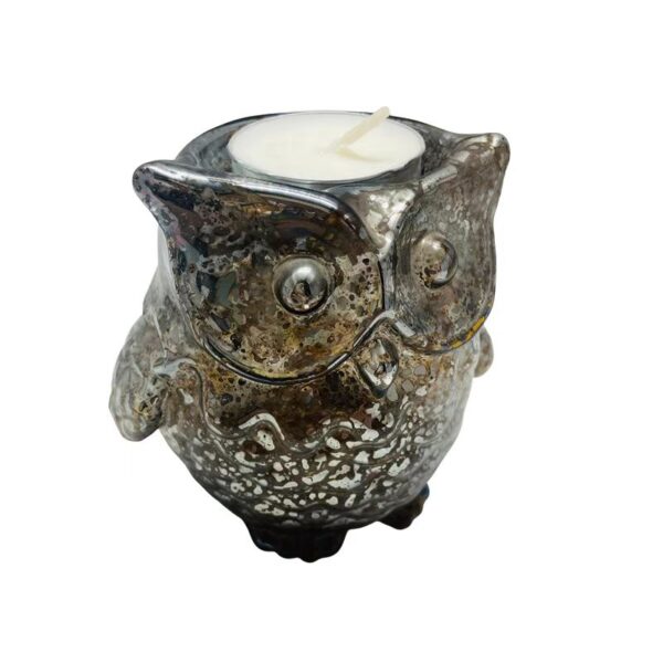 Winter Atelier Hand-Blown Cute Glass Candle Holder