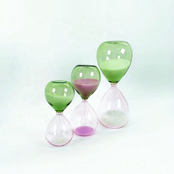 Winter Atelier Hourglass Timer – Decorative Glass Sand Timer