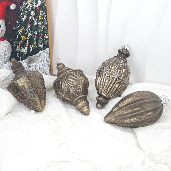 New Christmas Tree Decoration – Hand-Made Hanging Ornament Set of 4