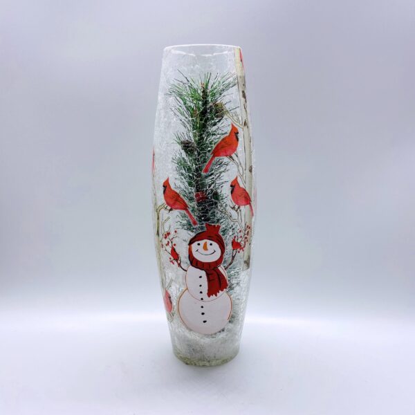 Winter Atelier Glass Vase – Decorative Glass Bottle