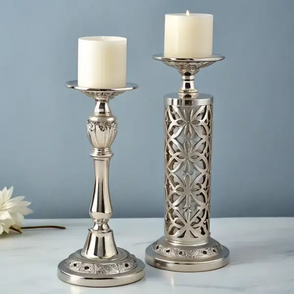 Decorative Gold Candle Holders